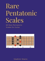Rare Pentatonic Scales: 63 Rare Pentatonic Scales for Guitar 1445257408 Book Cover