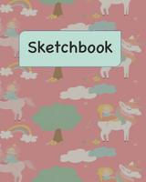 Sketchbook: Unicorn Princess Sketchbook for Adults and Kids of All Ages 1078087342 Book Cover