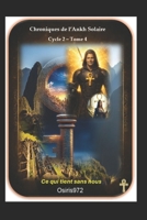 Chroniques de l’Ankh Solaire – Cycle 2, Tome 4: Ce qui tient sans nous (French Edition) B0GN24M5M5 Book Cover