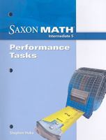 Saxon Math Intermediate 5: Performance Tasks 1600325025 Book Cover