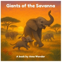 Giants Of The Savanna - The Amazing World Of African Elephants: A documentary-style picture book with fun facts, and vibrant art for curious kids (ages 7–12) B0FZ45RCBG Book Cover