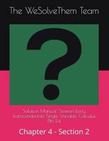 Solution Manual: Stewart Early Transcendentals Single Variable Calculus 8th Ed.: Chapter 4 - Section 2 1983291803 Book Cover