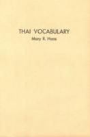 Thai Vocabulary (Spoken Language) 0879502657 Book Cover