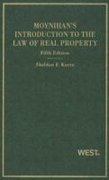 Moynihan's Introduction to the Law of Real Property, 6th 0314275460 Book Cover