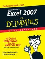 Excel 2007 For Dummies Quick Reference (For Dummies (Computer/Tech)) 0470046716 Book Cover