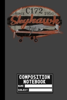 C-172 Skyhawk Airplane Composition Notebook Journal: 200 Pages  6"x9"  College Ruled Notebook 1699729743 Book Cover