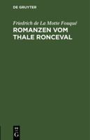 Romanzen Vom Thale Ronceval 3111223264 Book Cover