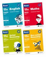 Bond 11+: Bond 11+ English, Maths, Non-verbal Reasoning, Verbal Reasoning Assessment Papers 8-9 years Bundle (Bond 11+) 0192779885 Book Cover