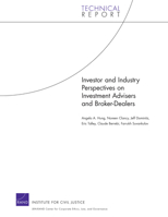 Investor and Industry Perspectives on Investment Advisers and Broker-Dealers 0833044036 Book Cover