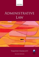 Administrative Law 0198804733 Book Cover