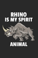 Nashorn Rhino Notizbuch: Nashorn Rhino Notizbuch für Liebhaber / Notizheft / Notizblock A5 (6x9in) Dotted Notebook / Punkteraster / 120 gepunktete Seiten (German Edition) 1671709217 Book Cover