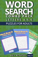 Word Search Combo Pack: Puzzles For Adults, 300+ Activities 1989552226 Book Cover