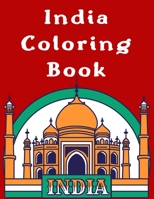 India Coloring Book: Native Indian Portraits | Chief Traditional Headdress | Various Art Styles | Beautiful One Sided Native American Designs Eagles ... Including Henna | Native American Beauty B091DWWCZP Book Cover