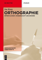 Orthographie 3110374420 Book Cover