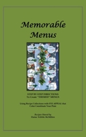 Memorable Menus: Step by Step Directions to Create Themed Menus 1977240038 Book Cover