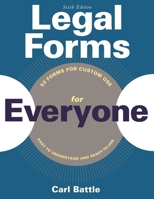 Legal Forms for Everyone: Leases, Home Sales, Avoiding Probate, Living Wills, Trusts, Divorce, Copyrights, and Much More 1621535681 Book Cover