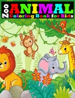 Zoo Animal Coloring Book for Kids: Zoo Animals Activity Coloring Book for Kids Boys and Girls 1700437984 Book Cover