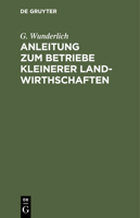 Anleitung Zum Betriebe Kleinerer Landwirthschaften 3112432630 Book Cover