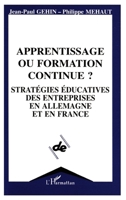 Apprentissage ou formation continue ? 2738420206 Book Cover