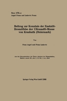 Beitrag zur Kenntnis der Enstatit-Bronzitfelse der Ultramafit-Masse von Kraubath (Steiermark) 3662244934 Book Cover