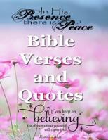 Bible Verses and Quotes 1545247544 Book Cover