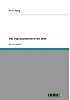 Das Papstwahldekret von 1059 3640127943 Book Cover