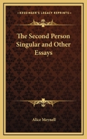 The Second Person Singular, and Other Essays 1162722053 Book Cover