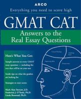 GMAT-CAT: Answers to the Real Essay Questions 0028637356 Book Cover