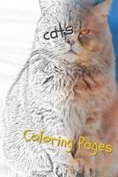 Cats: Beautiful Coloring Pages with Cats, Drawings, for Adults and for Girls 1090737785 Book Cover