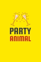Party Animal: Blank Lined Journal | Office Notebook | Writing Creativity | Meeting Notes | Documentation 1675905096 Book Cover