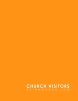 Church Visitors Attendance Log 1660329272 Book Cover