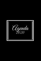Agenda 2020: Calendario y Organizacion Semanal Enero-Diciembre portada negra (Spanish Edition) 167337803X Book Cover