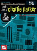 Essential Jazz Lines: The Style of Charlie Parker, Guitar Edition 0786690569 Book Cover