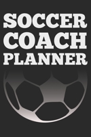 Soccer Coach: Black Coach Book for Soccer Game Planning and Training 1689207191 Book Cover