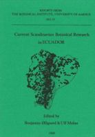 Current Scandinavian Botanical Research in Ecuador 8787600196 Book Cover