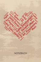 NOTIZBUCH A5 Dotted: Game Designer Notizheft GEPUNKTET 120 Seiten - Indie Game Dev Notizblock Das Herz eines Spielentwicklers Skizzenbuch - Game Design Geschenk f�r Game Designer Entwickler Programmie 1710317728 Book Cover