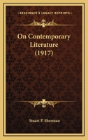 On Contemporary Literature 1103864378 Book Cover