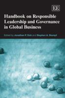 Handbook on Responsible Leadership And Governance in Global Business (Elgar Original Reference) 1843766361 Book Cover