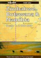 Zimbabwe, Botswana and Namibia: Travel Atlas 0864422741 Book Cover