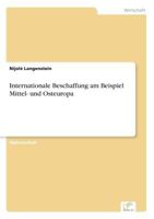 Internationale Beschaffung Am Beispiel Mittel- Und Osteuropa 3838622294 Book Cover