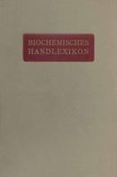 Biochemisches Handlexikon: VI. Band Farbstoffe Der Pflanzen- Und Der Tierwelt 3642889611 Book Cover