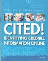 Cited!: Identifying Credible Information Online 1435894308 Book Cover