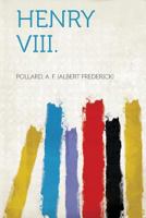 Henry VIII 1981352570 Book Cover