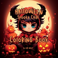 Halloween Spooky Chibi Coloring Book 1088239684 Book Cover