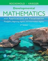 Mylab Math for Developmental Mathematics with Applications and Visualization: Prealgebra, Beginning Algebra, and Intermediate Algebra -- 24 Month Student Access Card 0134442784 Book Cover