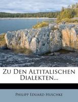 Zu Den Altitalischen Dialekten... 1279993480 Book Cover