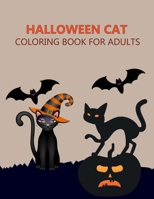 Halloween Cat Coloring Book For Adults: Halloween Cat Coloring Book For Toddlers B0BHTN36R9 Book Cover