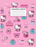 Composition Notebook: hello kitty journal with Wide Ruled Notebook Lined School Journal 100 Pages 8.5x11 Children Kids Girls Teens Women Subject ... hello kitty (Wide Ruled School Composition Books) 1706033753 Book Cover