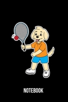 Notebook: A5 Notizbuch f�r Herrchen und Frauchen, die Hunde, Racquetball und Squash lieben 1693044781 Book Cover