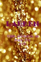 Lauren: This Is Just for You 1652018271 Book Cover